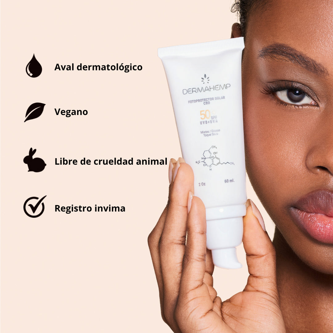Fotoprotector Solar SPF 50+ | Protección Mineral de Amplio Espectro