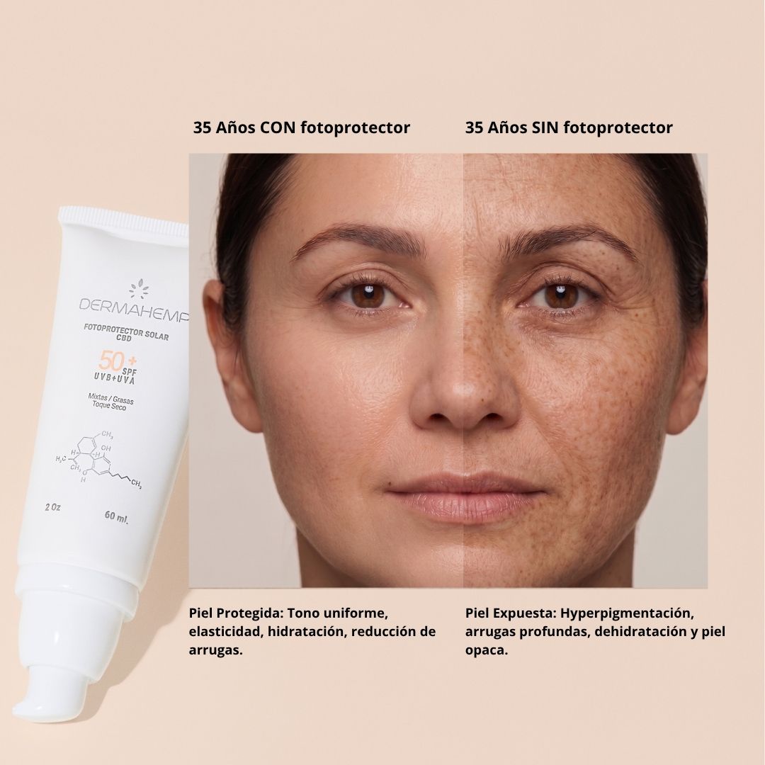 Fotoprotector Solar SPF 50+ | Protección Mineral de Amplio Espectro